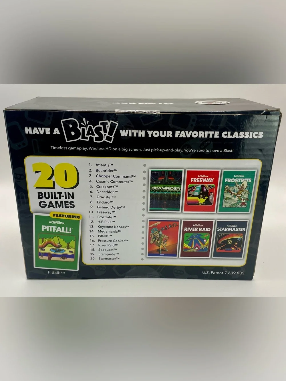 Atgames Activision 20 in 1 Classics Flashback Blast Pitfall wireless HDMI DONGLE